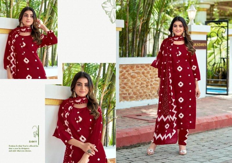 Yamika By Sbs Cotton Kurti With Bottom Dupatta